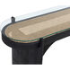 Adora 60 X 20 inch Clear / Black Console Table